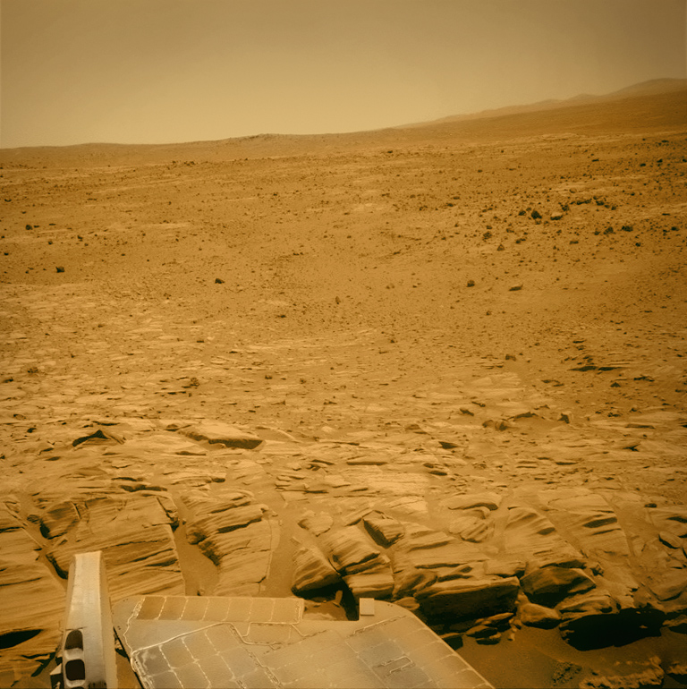 Distant Hills on Mars