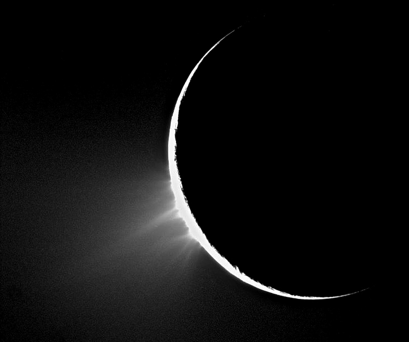 Enceladus' Icy Geysers