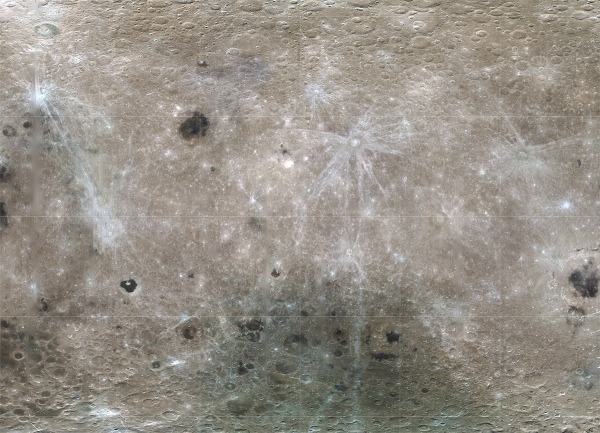 Clementine UVIS map of the lunar farside (USGS)