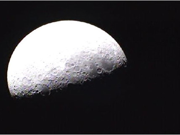 Image from LCROSS' visible light camera