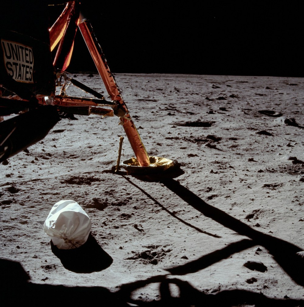 First Photo from the Moon