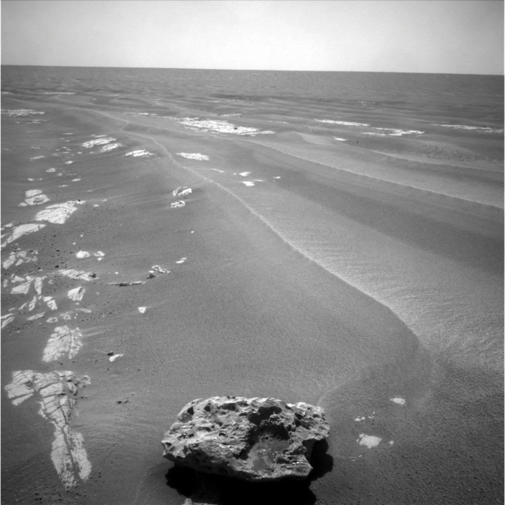 Possible meteorite spotted by Opportunity