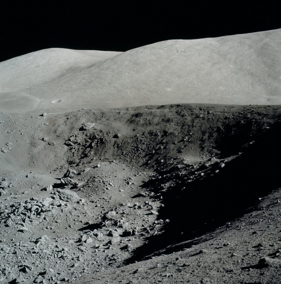 Lunar craters stay in chilly shade