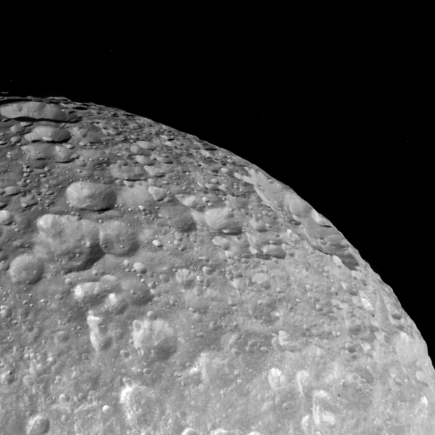Mimas' many craters