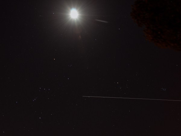 Here's a photo I took of the ISS heading toward Orion on March 2, 2012. © Jason Major