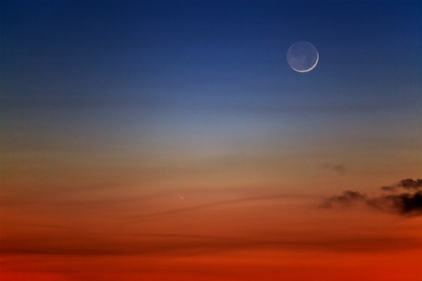 Comet Pan-STARRS captured by Dr. Travis Rector from Alaska on 12 March 2013