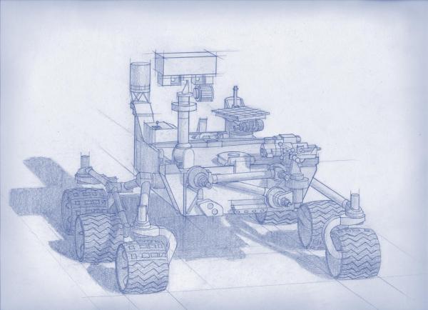 Structural concept for NASA's 2020 Mars rover... look familiar? (NASA/JPL-Caltech)