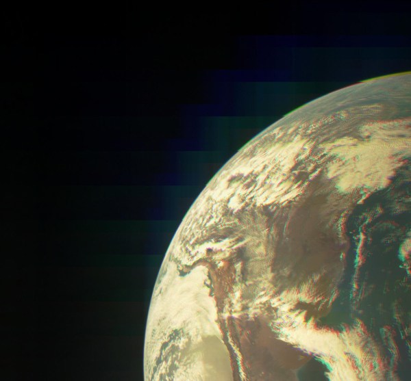 Merged RGB image of Earth taken during the Oct. 9 flyby with JunoCam (NASA/JPL/MSSS)