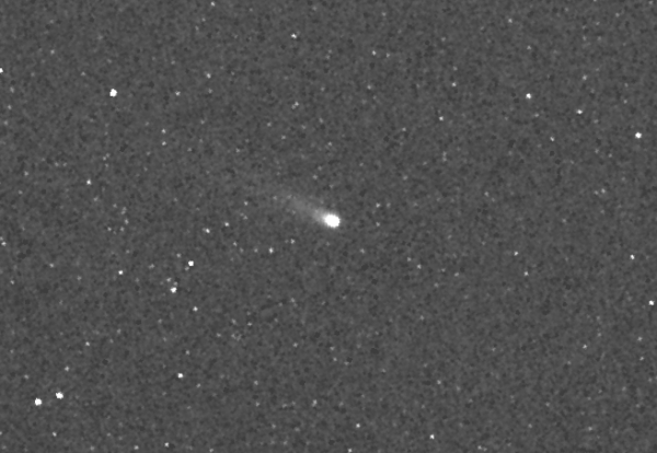MESSENGER image of the approaching ISON from Mercury
