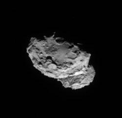 NAVCAM image of 67P/C-G from August 4, 2014 (ESA/Rosetta/NAVCAM)