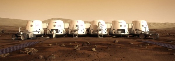 Proposed MarsOne habitation Cargo and Living Units. (Credit: MarsOne)
