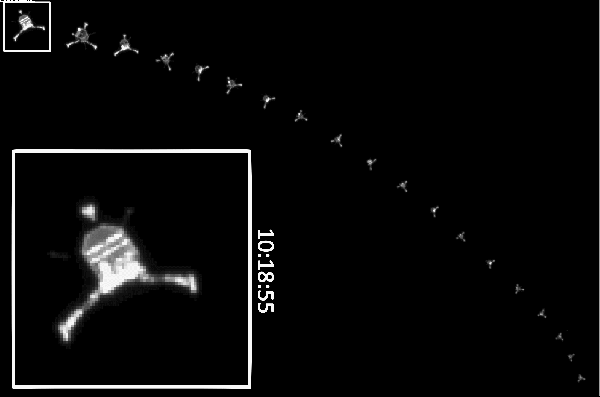 Animation of Philae's descent to 67P, captured by Rosetta's camera (ESA)