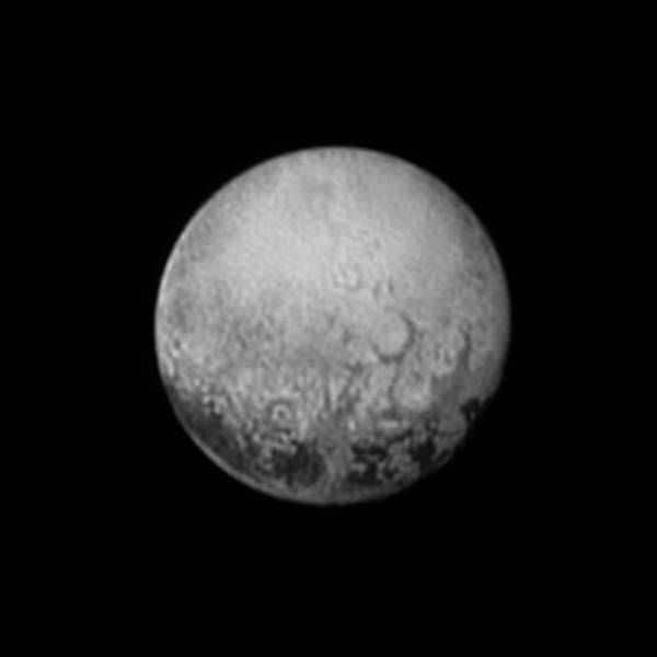 Pluto's Charon-facing side imaged by New Horizons on July 11, 2015 (NASA/Johns Hopkins University Applied Physics Laboratory/Southwest Research Institute)