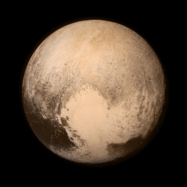 New Horizons image of Pluto the day before the flyby. NASA/JHUAPL/SWRI