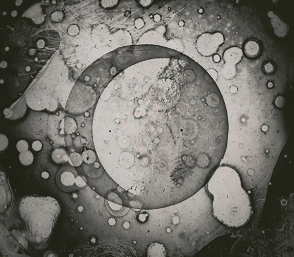 Daguerreotype of the Moon from March 26, 1840, attributed to Dr. John Draper. Original image courtesy of Prof. Baryd Still, NYU Archives.