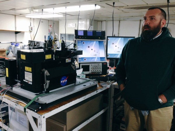 A high-tech (if pared-down) flow cytometer aboard the R/V Atlantis